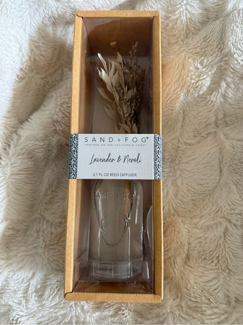 Sand and Fog- Lavender & Neroli Reed Diffuser — reeds and floral dried floral